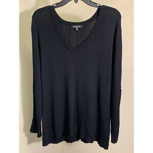 Rebel Long Black Sleeve 2X Plus Size